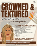 Crowned and Textured At Home Paint Kit