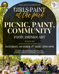 Girls Paint at the Park: Picnic, paint and community