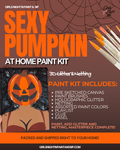 Sexy pumpkin at home paint kit