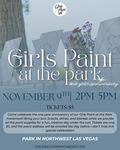 Girls Paint at the Park: One Year Anniversary