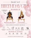 Birthday Girl Paint Kit Bundle