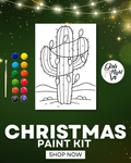 Cactus Christmas Paint Kit