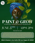 Paint & Grow: A Painted Head Planter Workshop