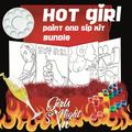 Hot girl 4 pack bundle paint kit