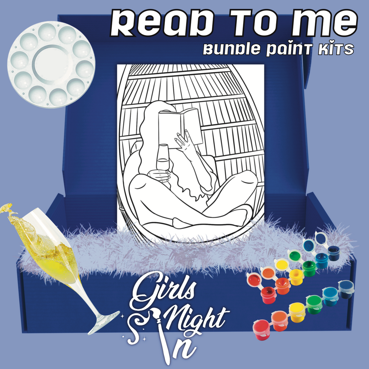 Read to me 4 pack bundle paint kit